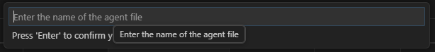 填写 Agent 信息